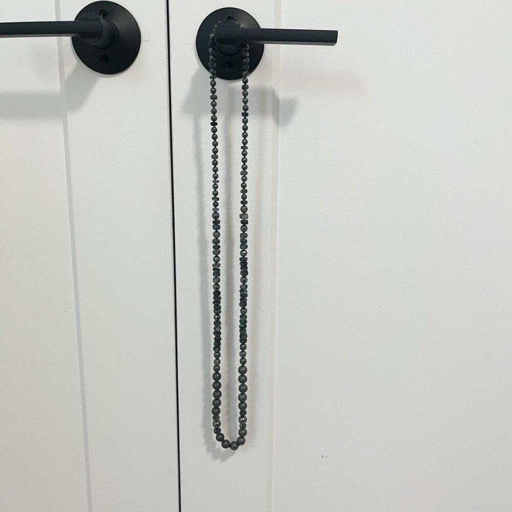 Chan Luu Vintage Gray Beaded Necklace